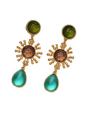 Momentlover Multi-Colored Geometric Earrings Accessories