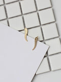 Momentlover Leaf Pattern Earring Accessories