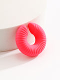 Momentlover Solid Color Geometric Ear Clip