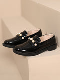 Momentlover Split-Joint Round-Toe Loafers