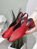 Momentlover Solid Color Open Toe Pumps Sandals Shoes