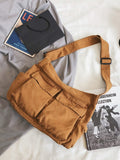 Momentlover Simple Solid Color Bags Accessories
