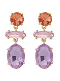 Momentlover Original Statement Contrast Color Earrings