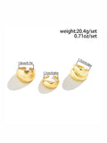 Momentlover Geometric Adjustable Rings Accessories