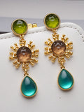Momentlover Multi-Colored Geometric Earrings Accessories
