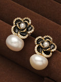 Momentlover Flower Shape Earrings Accessories