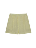 Momentlover Solid Color High-Low Long Sleeves Buttoned Jacquard Lapel Shirts Top +Shorts Bottom Two Pieces Set