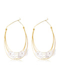 Momentlover Normcore Tasseled Pearl Ear-Ring