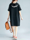Momentlover Casual With Pocket Hoodies&Dress