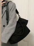 Momentlover Solid Color Classic Crossbody Bags Bags Accessories