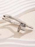 Momentlover Solid Color Heart Shape Rings Accessories