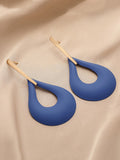 Momentlover Hollow Geometric Drop Earrings