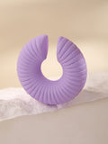 Momentlover Solid Color Geometric Ear Clip