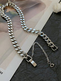 Stylish Selection Two Pieces Chains Bracelet Accessories + Necklaces Accessories