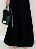 Momentlover Split-Joint Solid Color Sleeveless Loose V-Neck Overalls