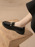 Momentlover Split-Joint Round-Toe Loafers