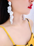 Momentlover Stylish Tasseled Acrylic Earrings Accessories