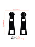 Momentlover Casual Solid Color Earrings Accessories