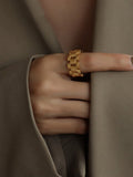 Momentlover Original Simple Cool Solid Color Ring
