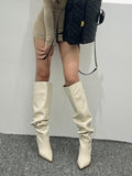 Momentlover Split-Joint Pointed-Toe Boots