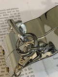 Momentlover Original Creation Chains Geometric Alloy Bags Accessories