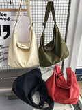 Momentlover Casual Canvas Solid Color Bags Accessories