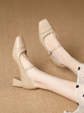 Momentlover Split-Joint Pumps Mary Janes