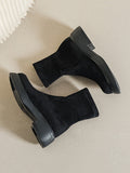 Momentlover Split-Joint Round-Toe Boots