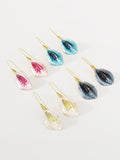 Momentlover Flower Shape Drop Earrings