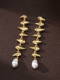 Momentlover Geometric Drop Earrings