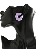 Momentlover Solid Color Geometric Ear Clip