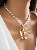 Flower Shape Beaded Necklaces Accessories