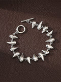 Momentlover Solid Color Geometric Bracelet Accessories