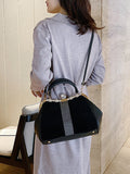 Momentlover Split-Joint Sequined Geometric Handbags Crossbody Bags Bags