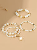 Momentlover Contrast Color Beaded Bracelet Accessories