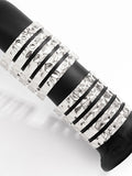 Momentlover Solid Color Hollow Geometric Bracelet Accessories