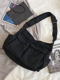 Momentlover Simple Solid Color Bags Accessories