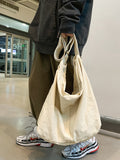 Momentlover Casual Canvas Solid Color Bags Accessories