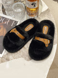 Momentlover Split-Joint Open Toe Slippers Platform Shoes