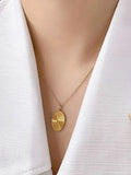 Solid Color Geometric Chains Necklaces Accessories