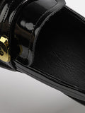 Momentlover Split-Joint Round-Toe Loafers