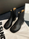 Momentlover Split-Toe Split-Joint Chelsea Boots Boots