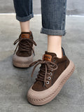 Momentlover Tied Round-Toe Shoes Booties