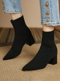 Momentlover Split-Joint Sock Boots Boots