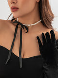 Momentlover Tied Handmade Bowknot Necklaces Accessories Bracelet Accessories