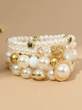 Momentlover Contrast Color Beaded Bracelet Accessories