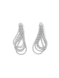 Momentlover Brass Stylish Selection Tasseled Drop Earrings