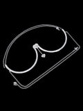Momentlover Statement Rhinestone Alloy Heart Shape Body Chain Accessories