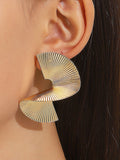Momentlover Geometric Asymmetric Earrings Accessories