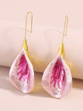 Momentlover Flower Shape Drop Earrings